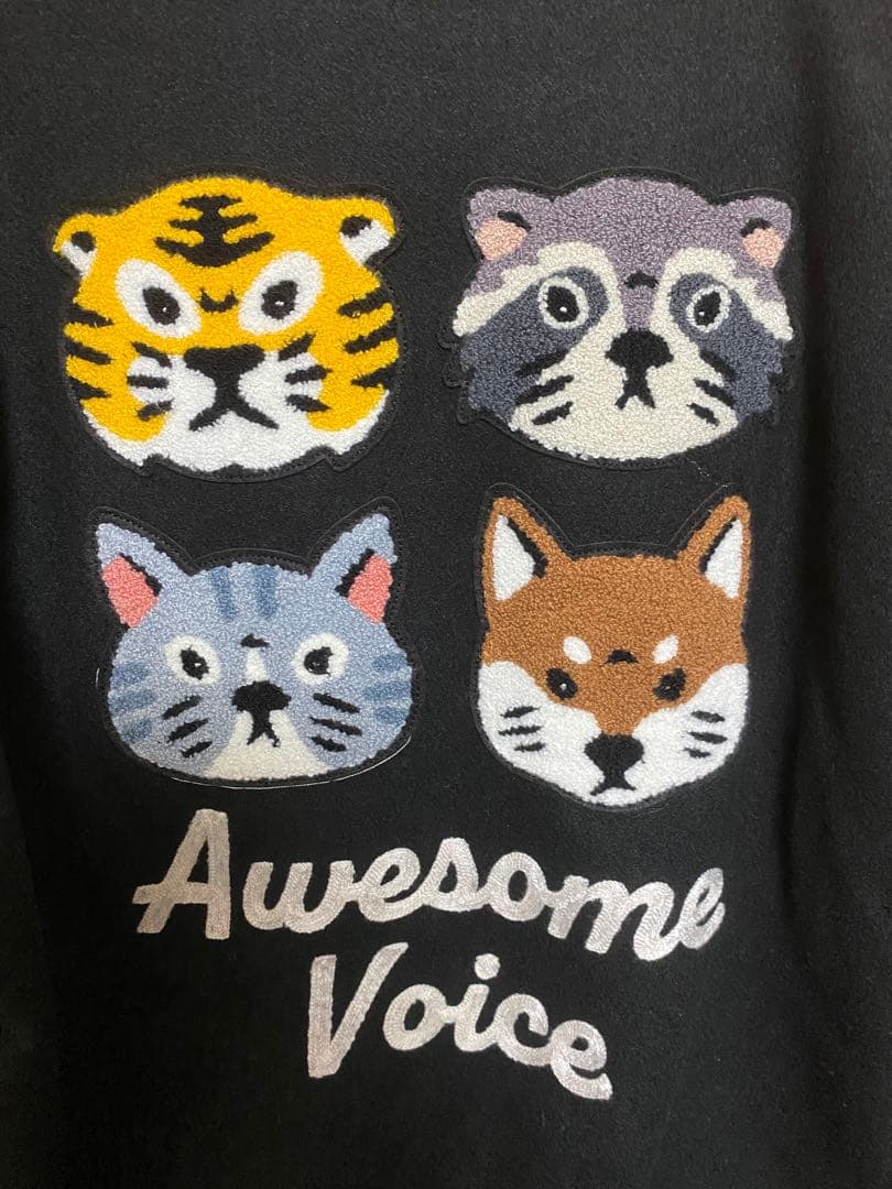 大幅値下げ新品グラニフオーサムボイスアニマルズスタジアムジャンパーXL