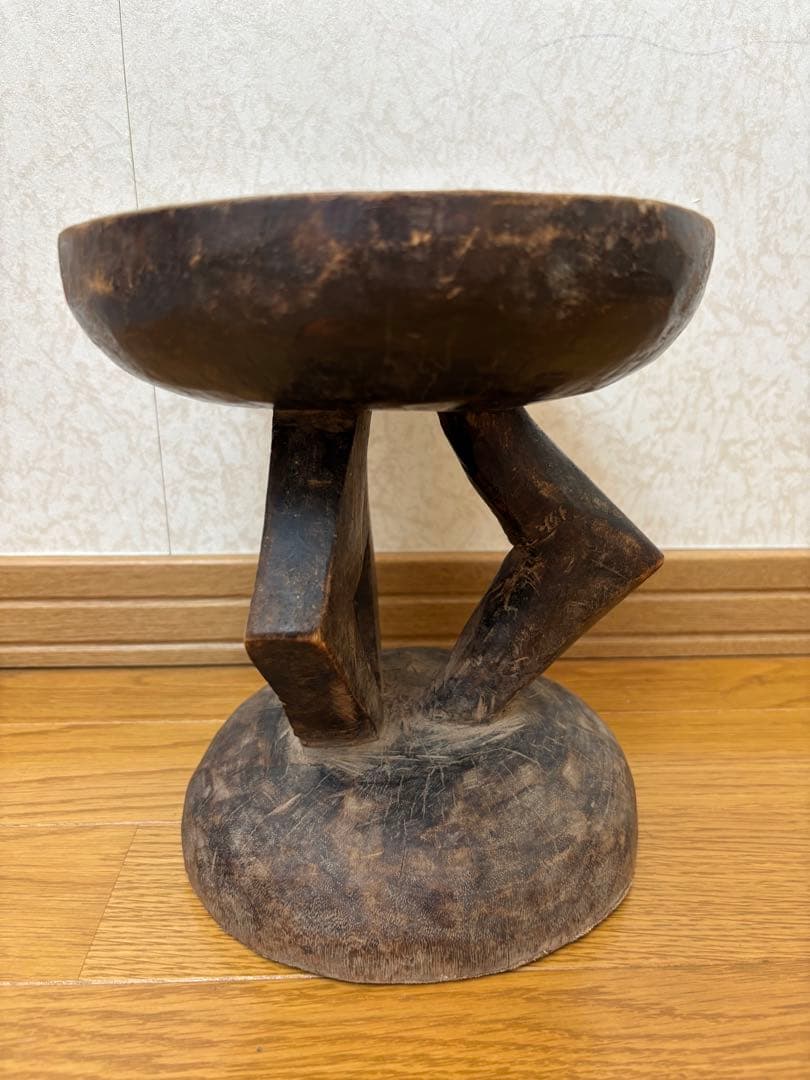 【週末限定値下げ】アフリカ スツール トンガ族 インテリア 家具 椅子 Sサイズ