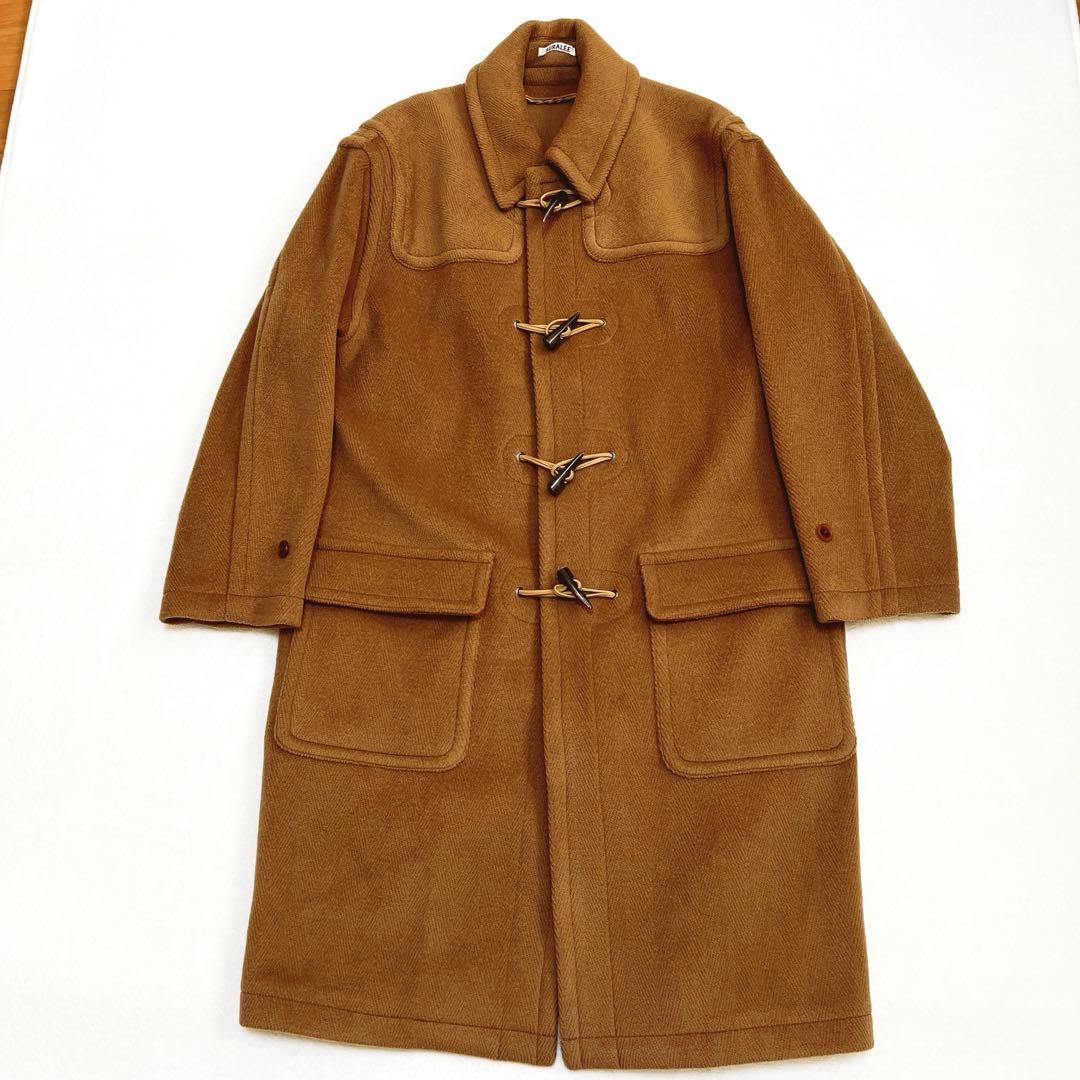 ジャケット・アウター AURALEE WOOL HERRINBONE PILE DUFFLE COAT