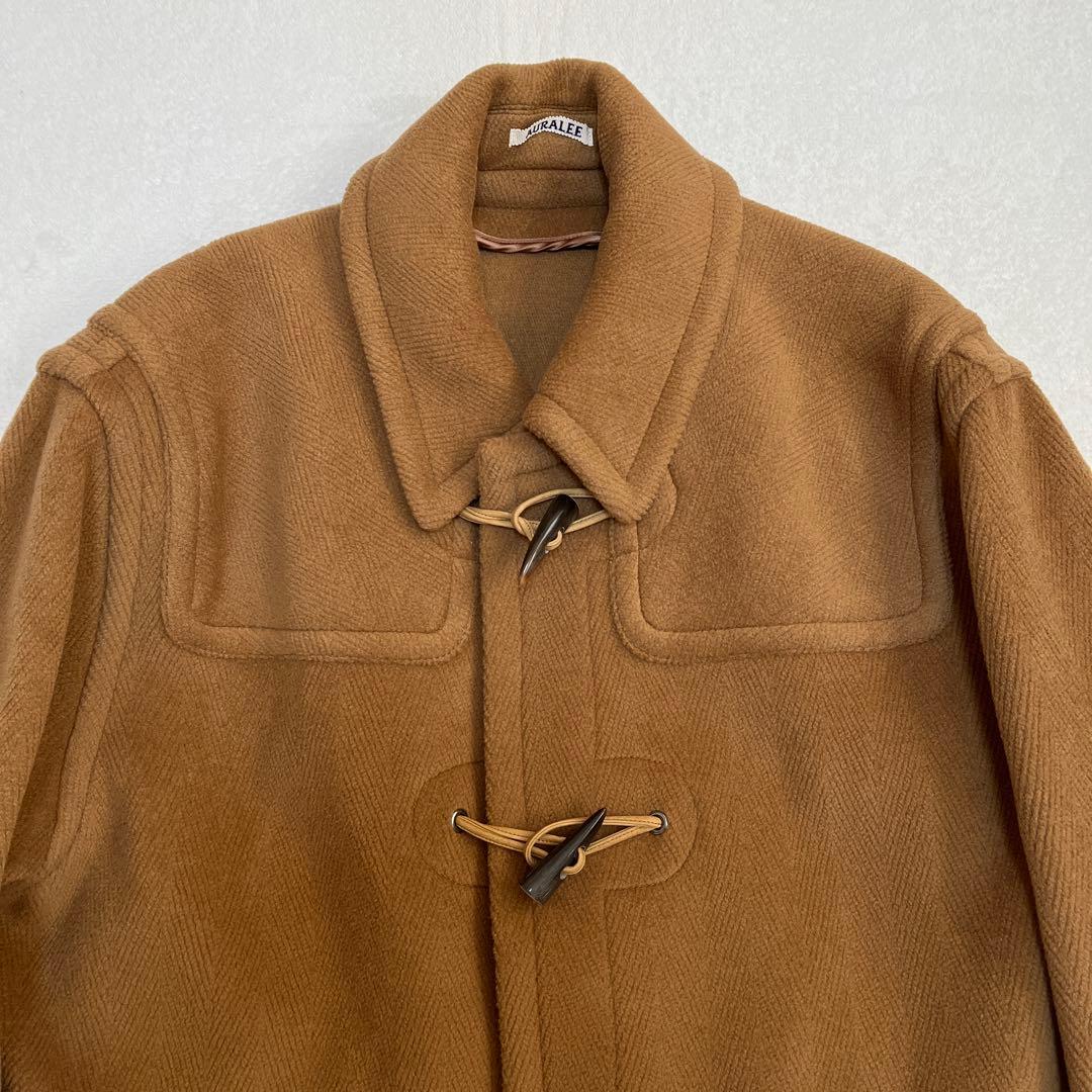 ジャケット・アウター AURALEE WOOL HERRINBONE PILE DUFFLE COAT