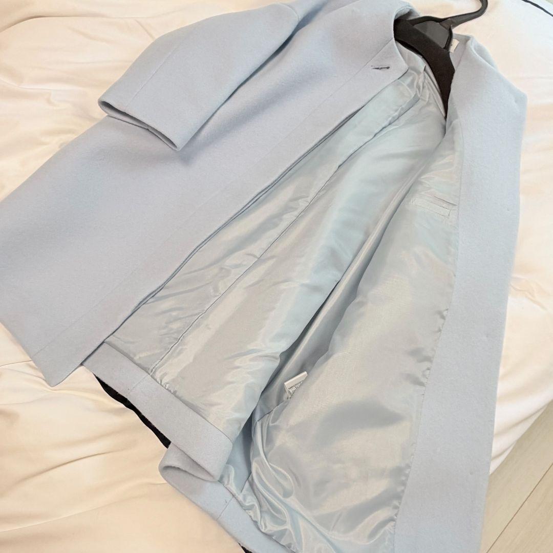 こちらは即日発送　ツルバイマリコオイカワ　ライトブルー 　水色　 ロングコート