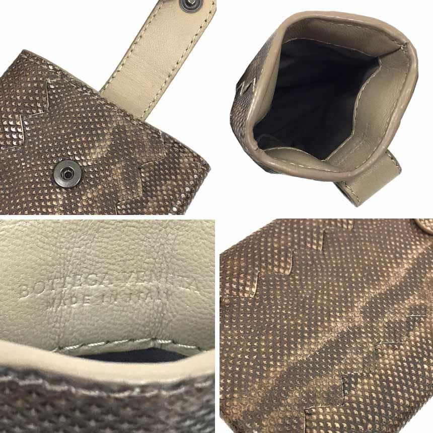 BOTTEGA　ボッテガ　リザードレザー　マルチケース　ポーチ　aq9810