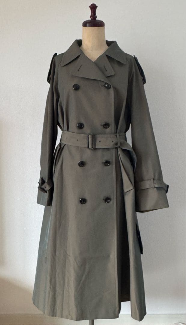 SANYOCOAT ツイードコンビ トレンチコート未着用