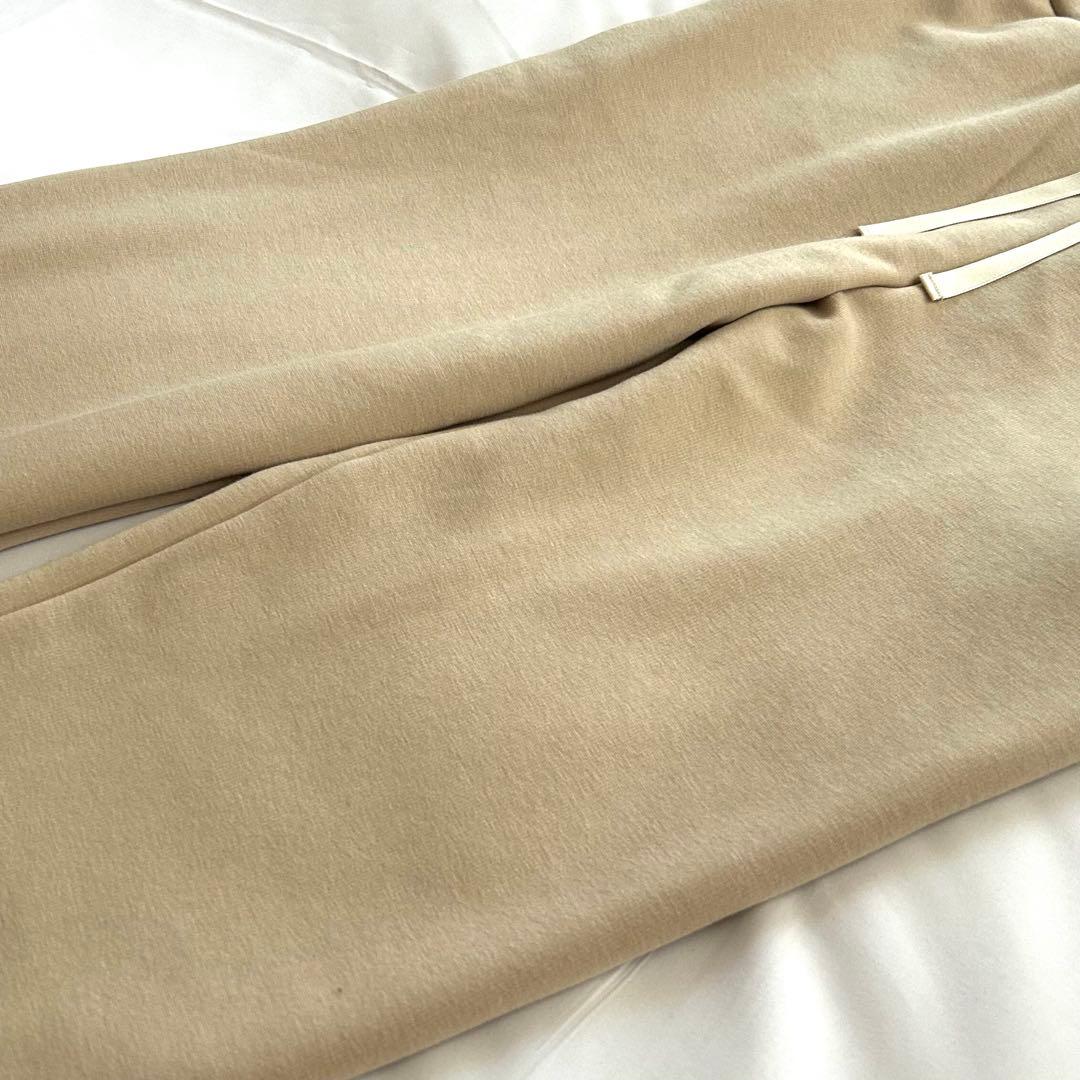 Chacott チャコット 裏起毛テーパードパンツ ベージュ M