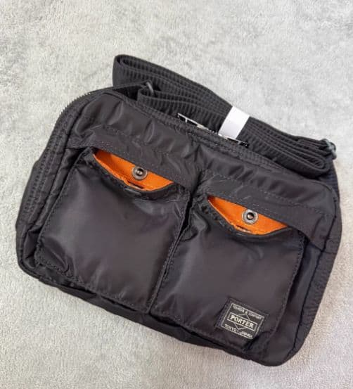 ショルダーバック 新品 ポーター タンカー 2層式 ブラック