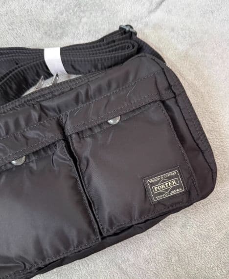 ショルダーバック 新品 ポーター タンカー 2層式 ブラック