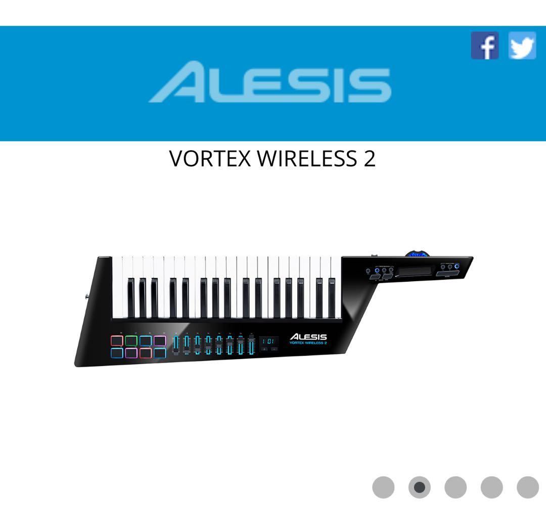 ★レア美品★ショルダーキーボードAlesis Vortex Wireless 2