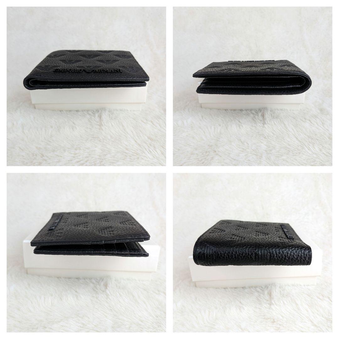 未使用箱付 EMPORIO ARMANI エンポリオアルマーニ 二つ折り財布