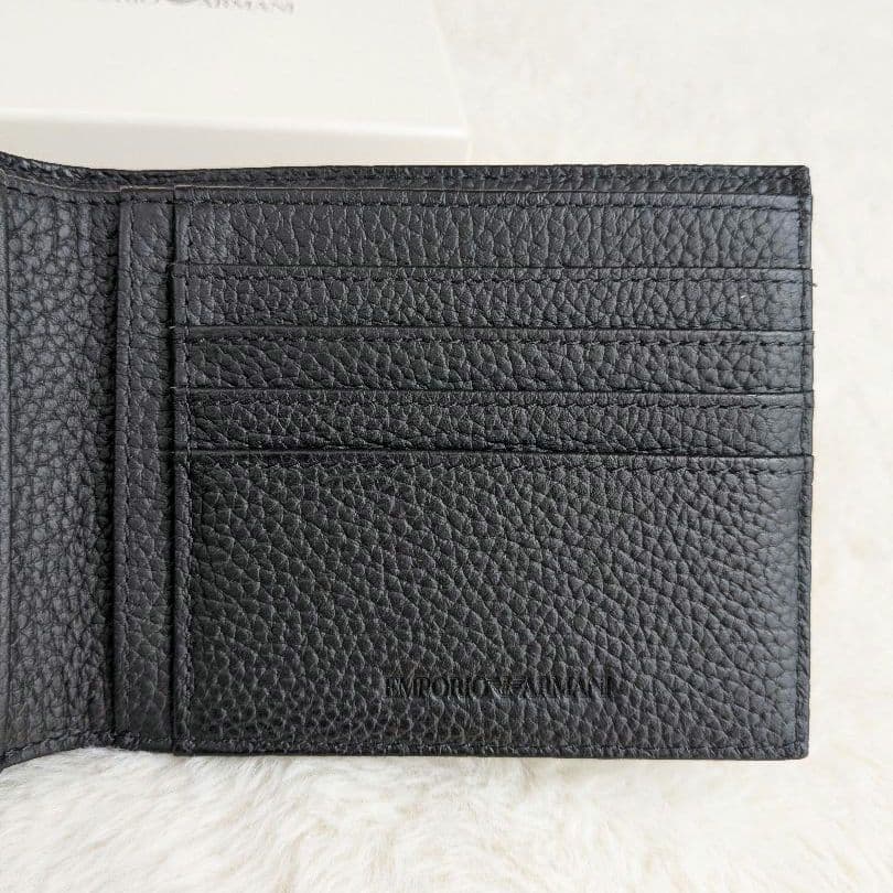 未使用箱付 EMPORIO ARMANI エンポリオアルマーニ 二つ折り財布