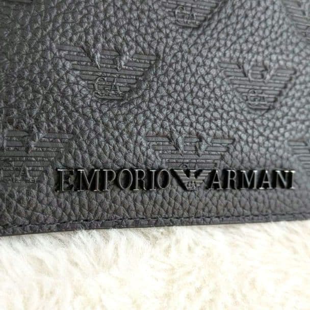 未使用箱付 EMPORIO ARMANI エンポリオアルマーニ 二つ折り財布