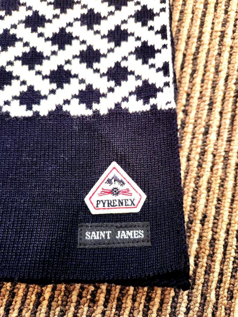 PYRENEX × SAINT JAMES コラボ マフラー