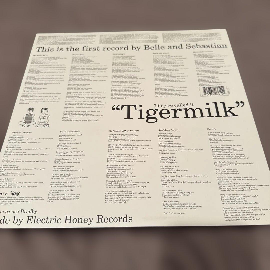 Belle and Sebastian Tigermilk アナログ盤