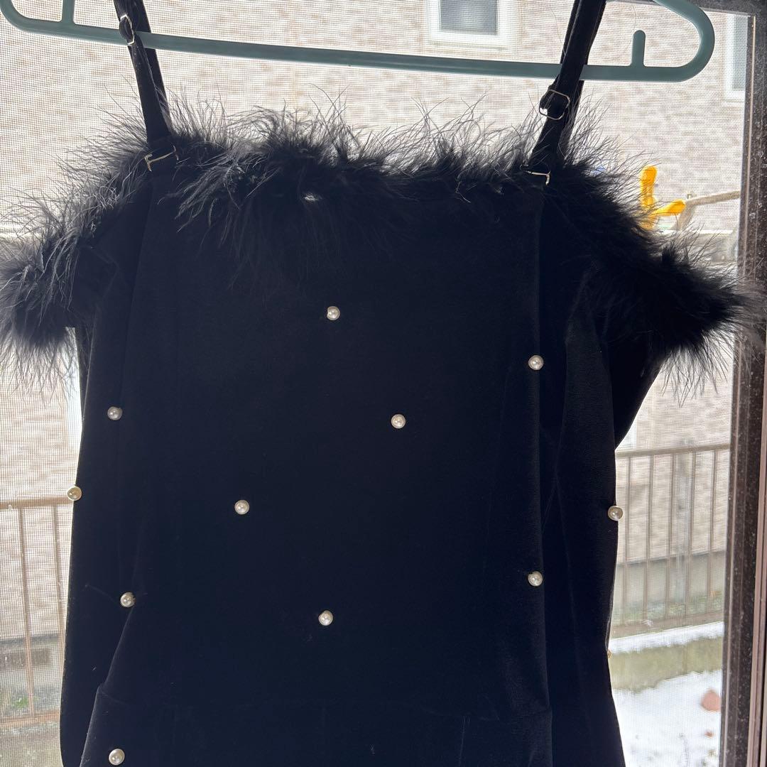 ベリアミミ BELEARMIMI デザインパールベロアコンビネゾン