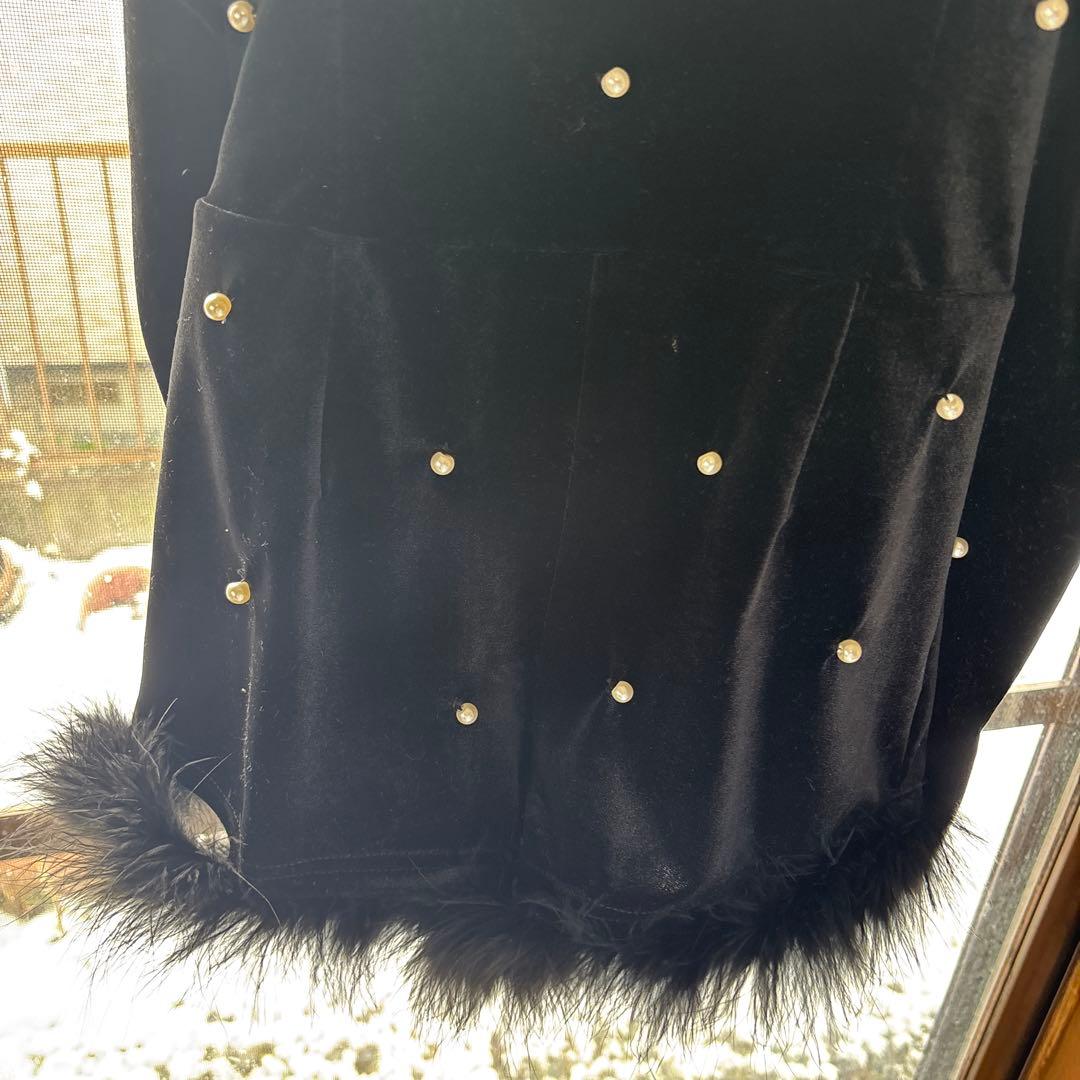 ベリアミミ BELEARMIMI デザインパールベロアコンビネゾン