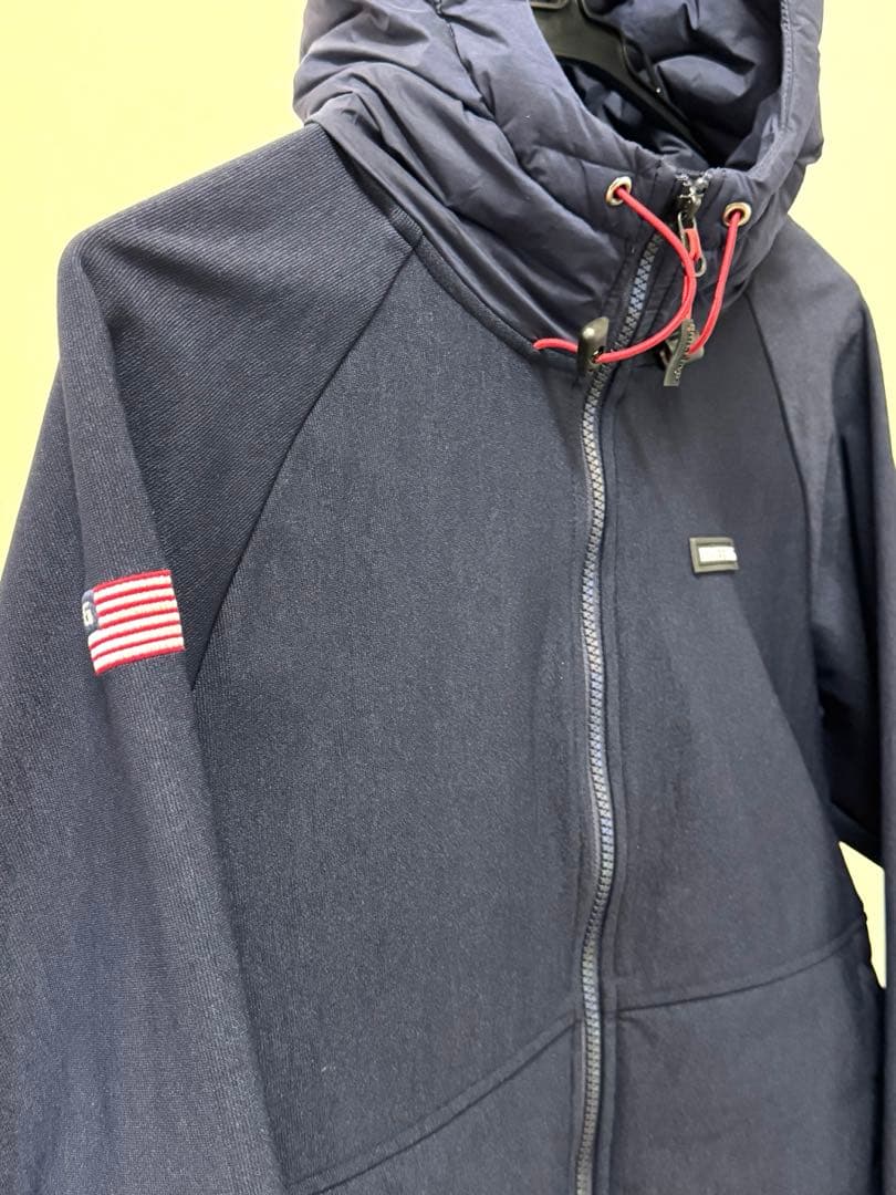 ブリーフィング BRIEFING 中綿ハイブリッドダウンパーカー