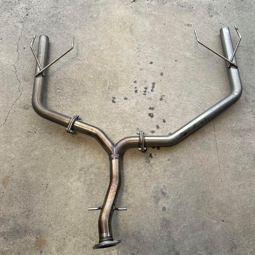 130、120マークX リアピースストレートマフラー