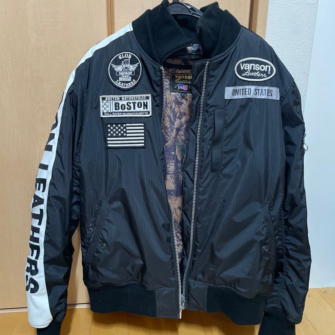 マ*ス様 bo53 vanson leathers ライダースジャケット 黒XL