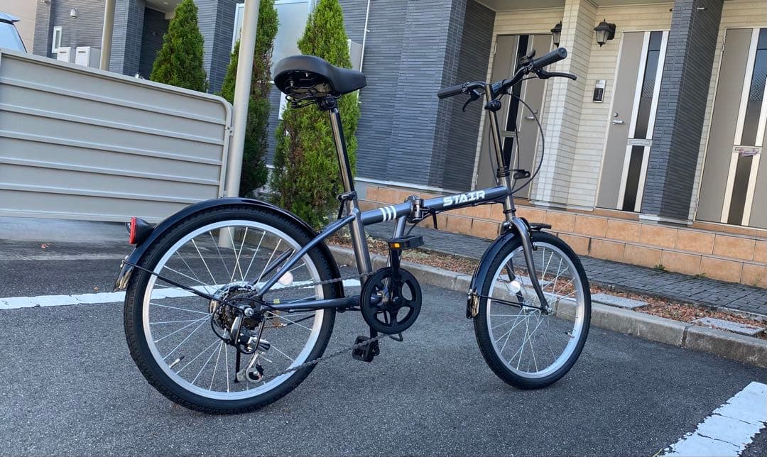 【2025年10月購入】STAIR 20インチ折りたたみ自転車 シマノ 使用2回