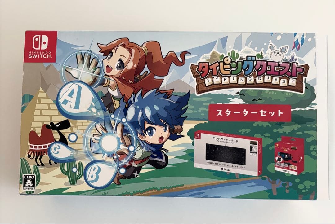 美品　タイピングクエスト スターターセット ニンテンドースイッチ