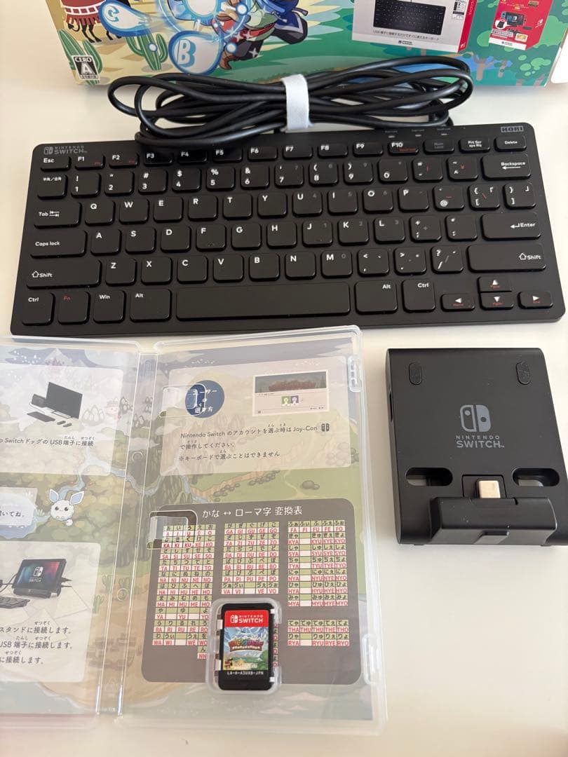 美品　タイピングクエスト スターターセット ニンテンドースイッチ