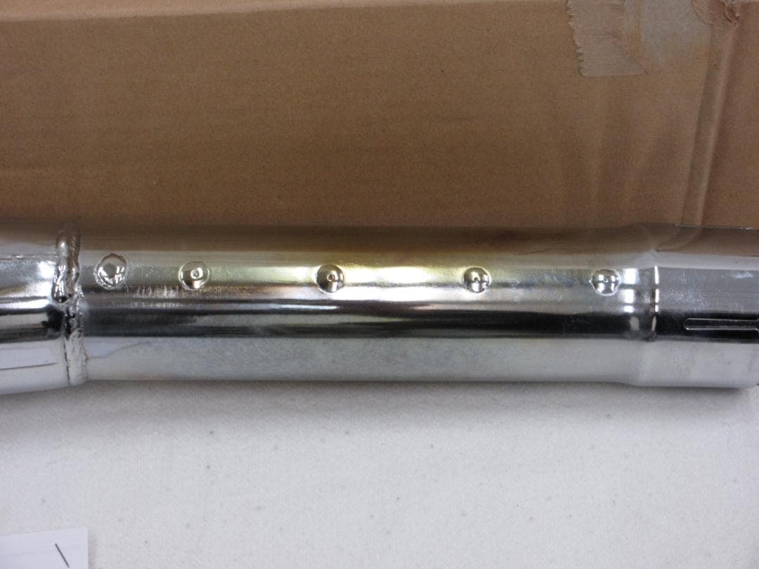 SR400 デイトナ スリップオンメガホンマフラー