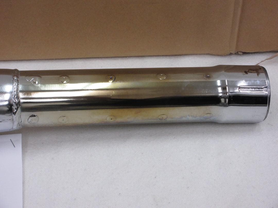 SR400 デイトナ スリップオンメガホンマフラー