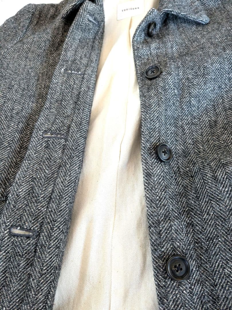 ✨お買い得 TOUJOURS コート S〜M グレー　ネストローブ