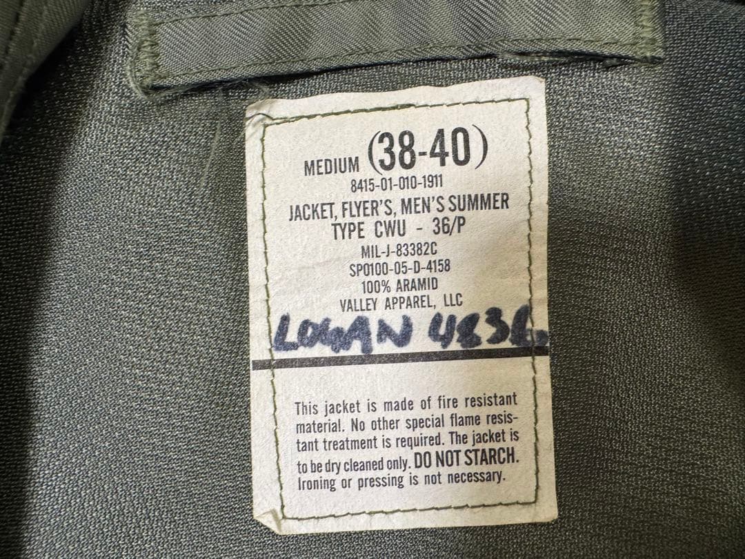 cwu-36p アメリカ軍　ジャケット