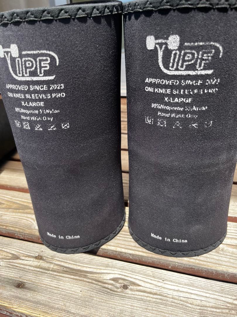 鬼プロONI IPF XL S級品ニースリーブ　半年使用