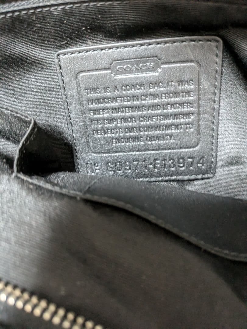 極美品 コーチ シグネチャートートバッグ ターンロック レザー キャンバス A4