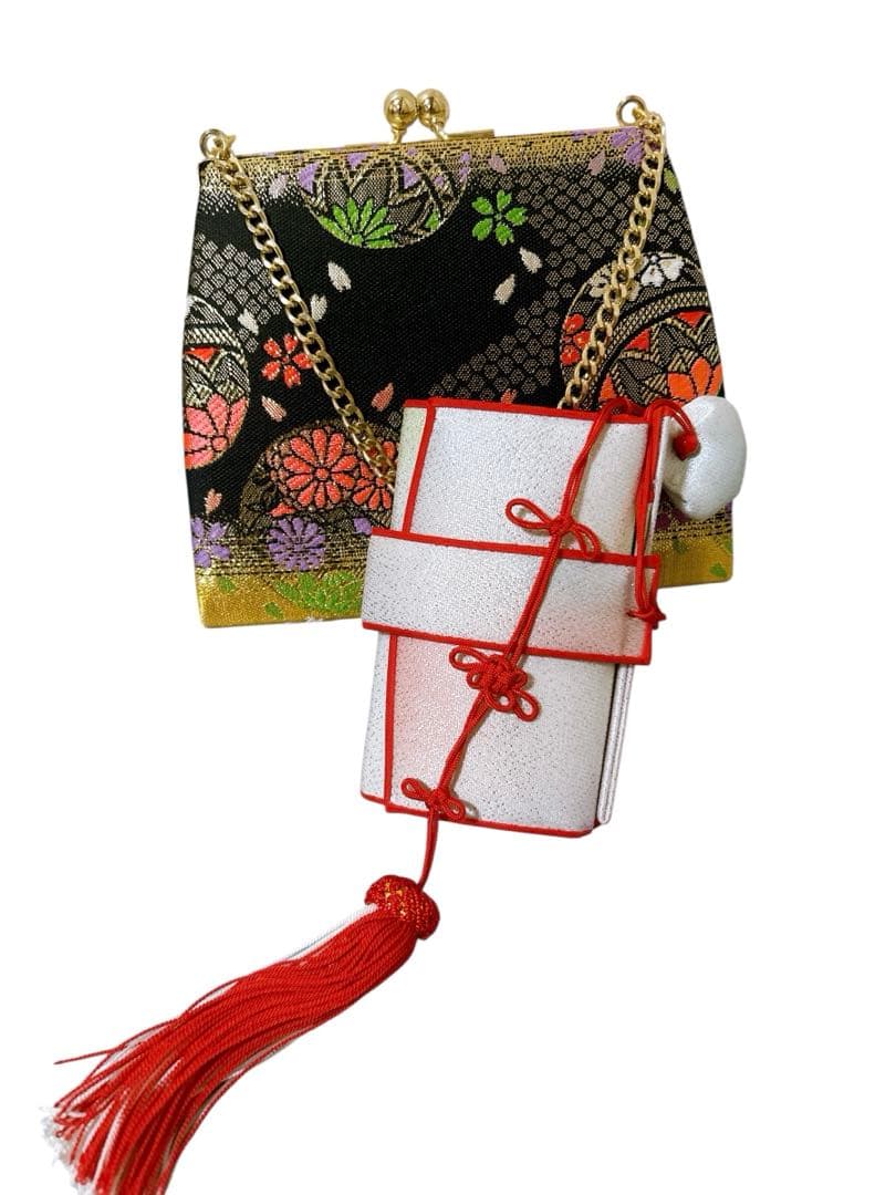 正絹着物フルセット♡七五三　7歳　女の子　一式　赤系　黒