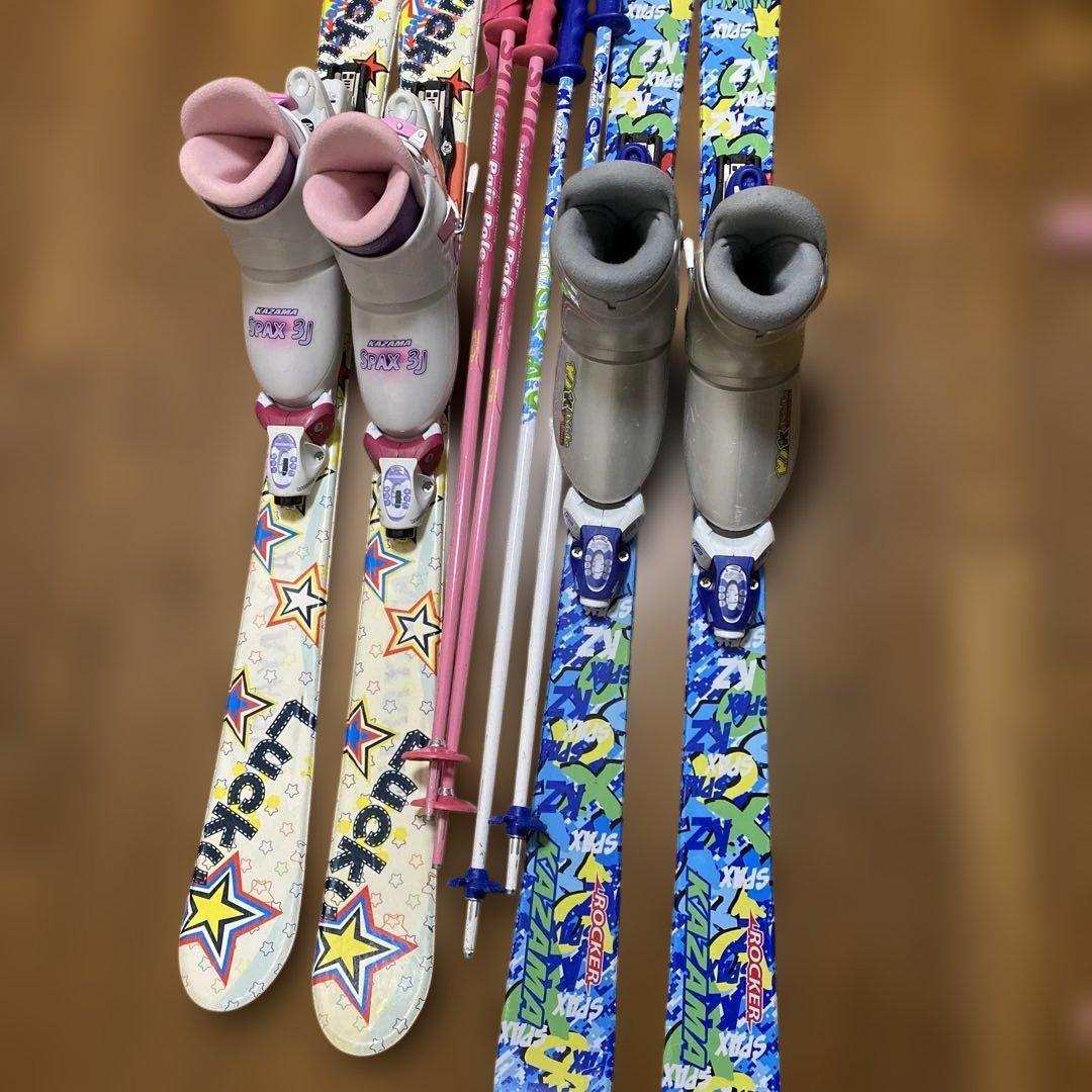 hanyaです　　　　スキー板　 ブーツ20センチ、21センチ