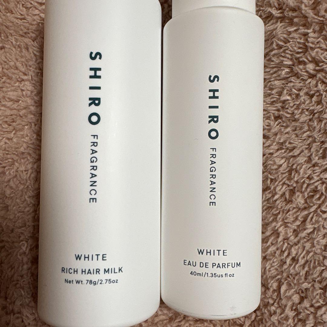 SHIRO ホワイト リッチヘアミルク & オードパルファン セット