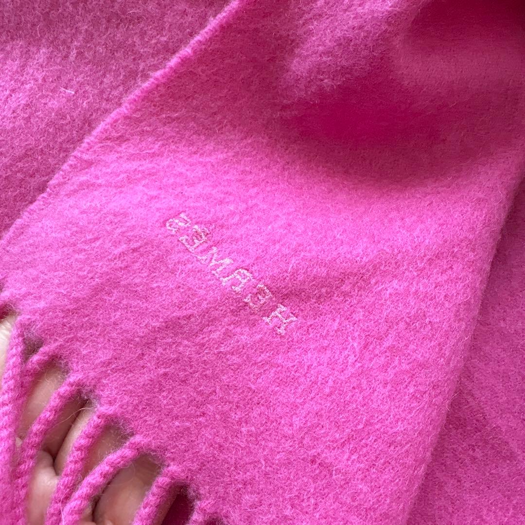 HERMES カシミヤ100 マフラー