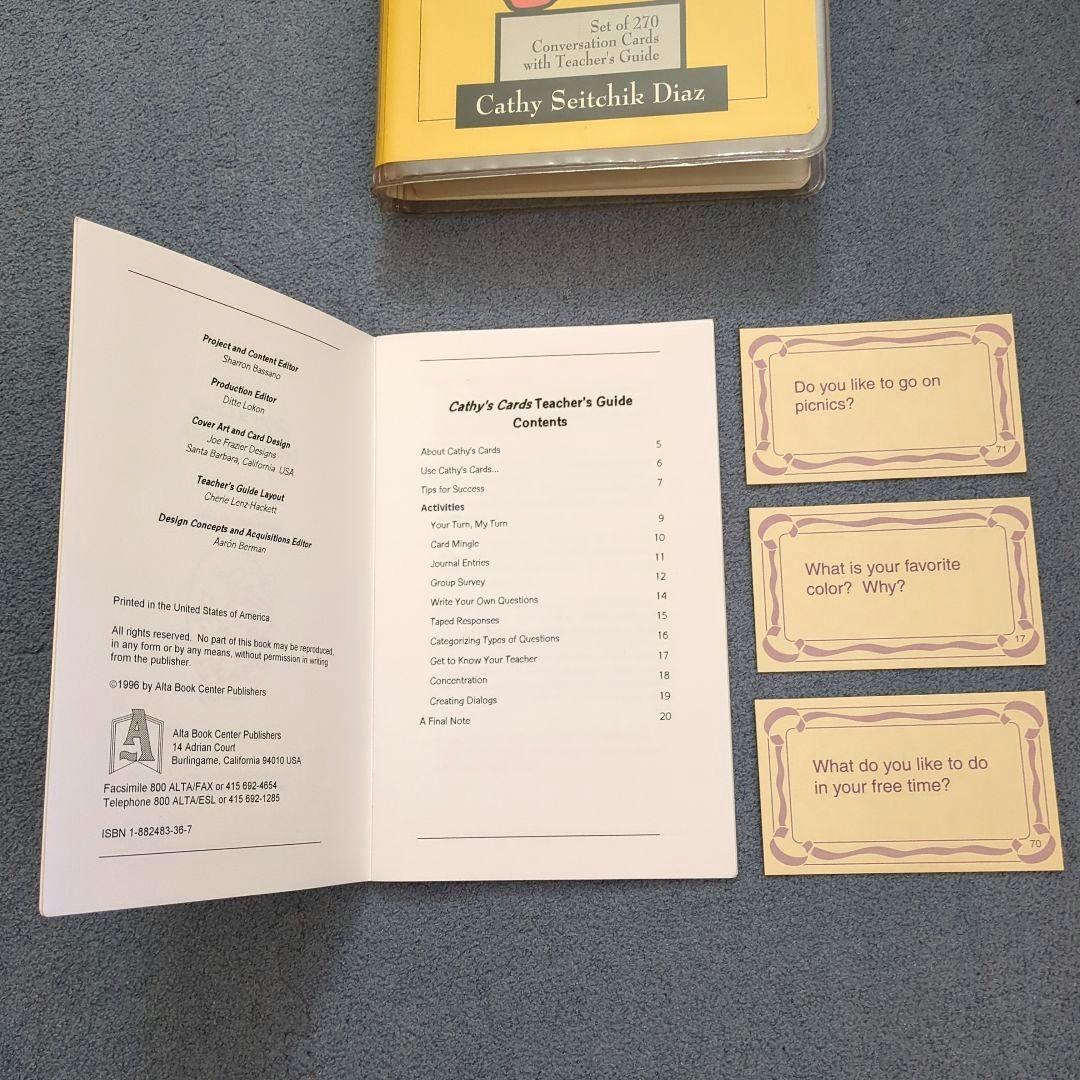 英語コミュニケーションカード（小学生〜高校）