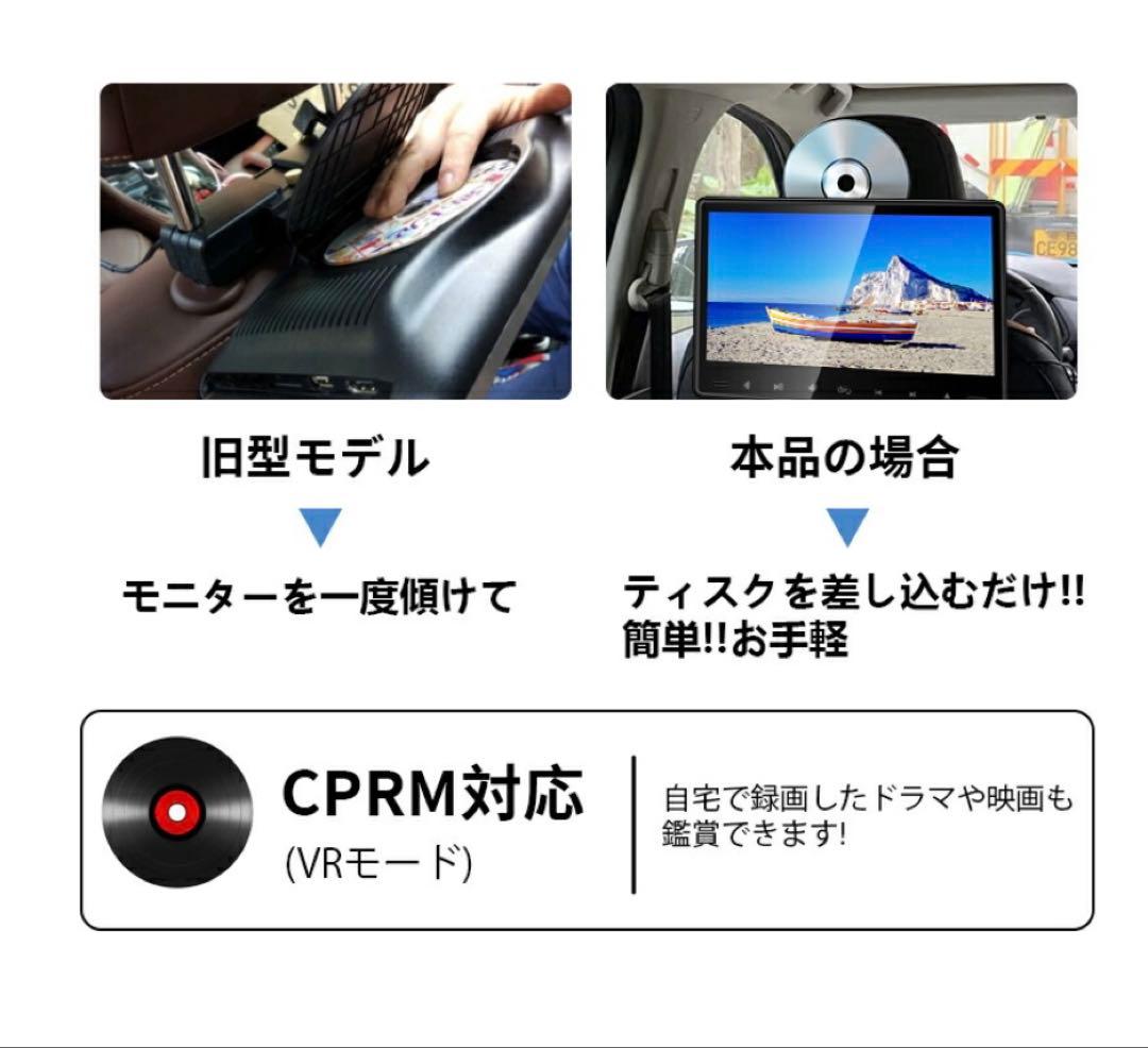 【新品未開封】SAKUKA 後部座席用ヘッドレストモニター HDMI対応