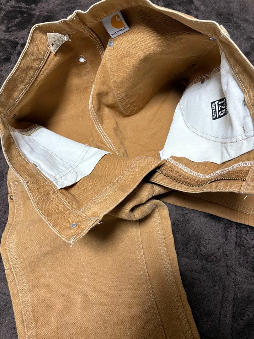 【レア】カーハート ダブルニー125周年モデル W31×L32 茶