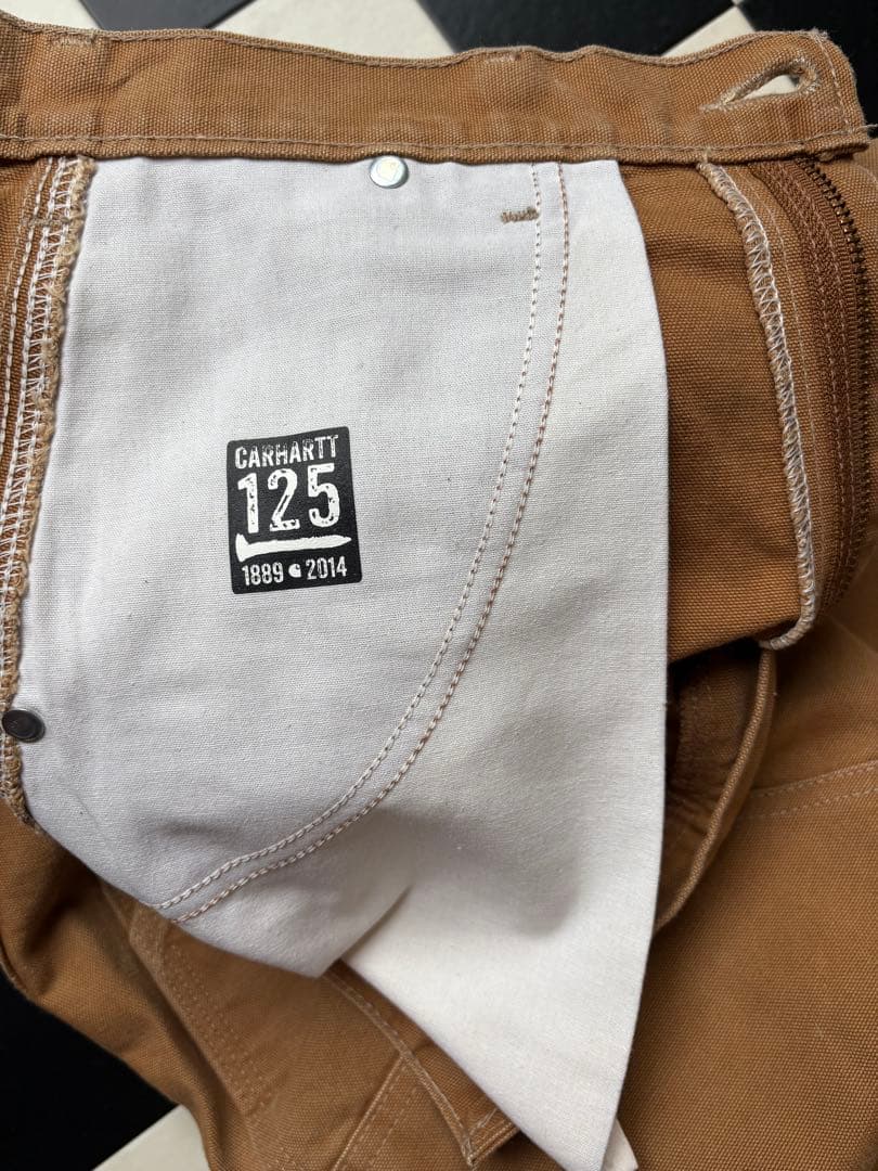 【レア】カーハート ダブルニー125周年モデル W31×L32 茶