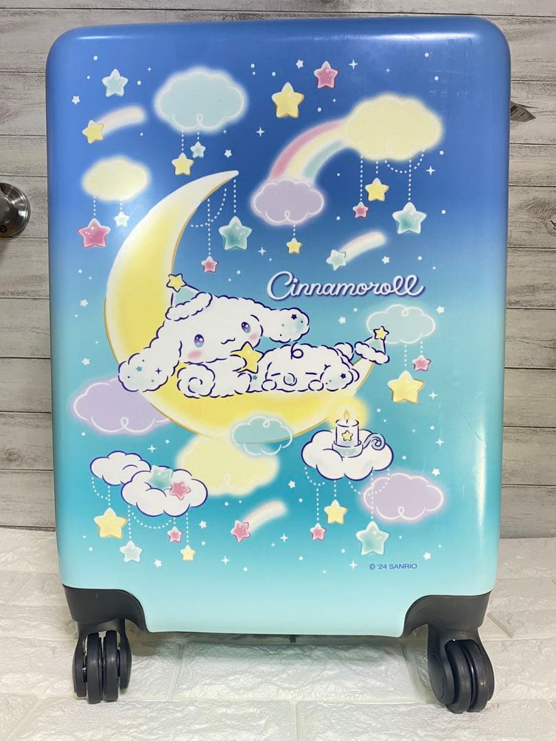 【未使用】タグ付き　シナモロール　キャリーケース シナモン キャリー