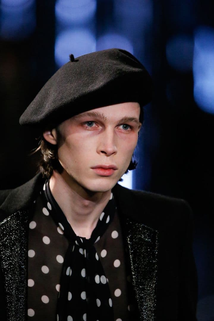 美品 エディ期 サンローランパリ 15aw ベレー帽 59 エディスリマン