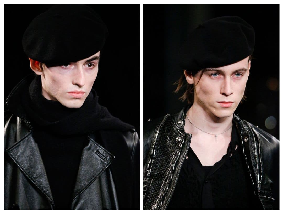 美品 エディ期 サンローランパリ 15aw ベレー帽 59 エディスリマン