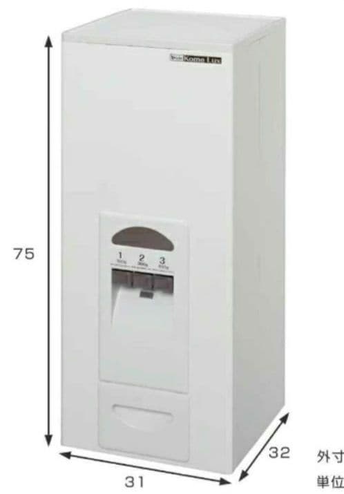 【美品】エムケー精工 Kome Lux 計量米びつ 33kg