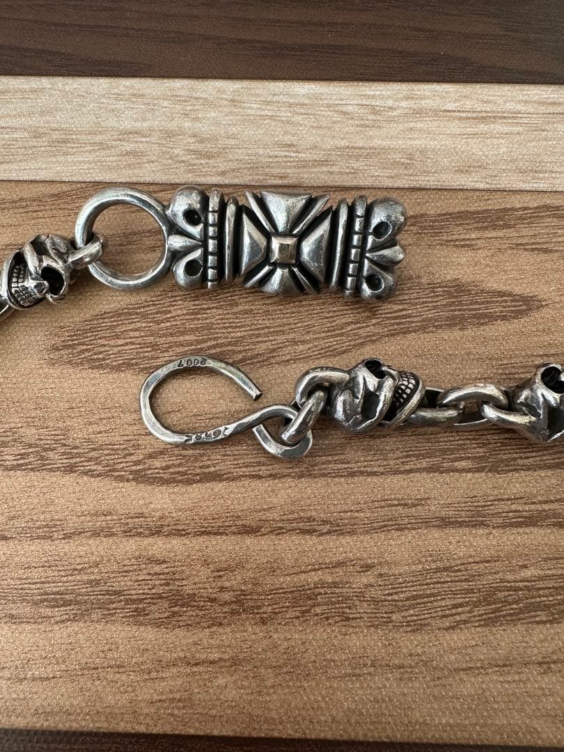 ストップライト　スカルウォレットチェーン