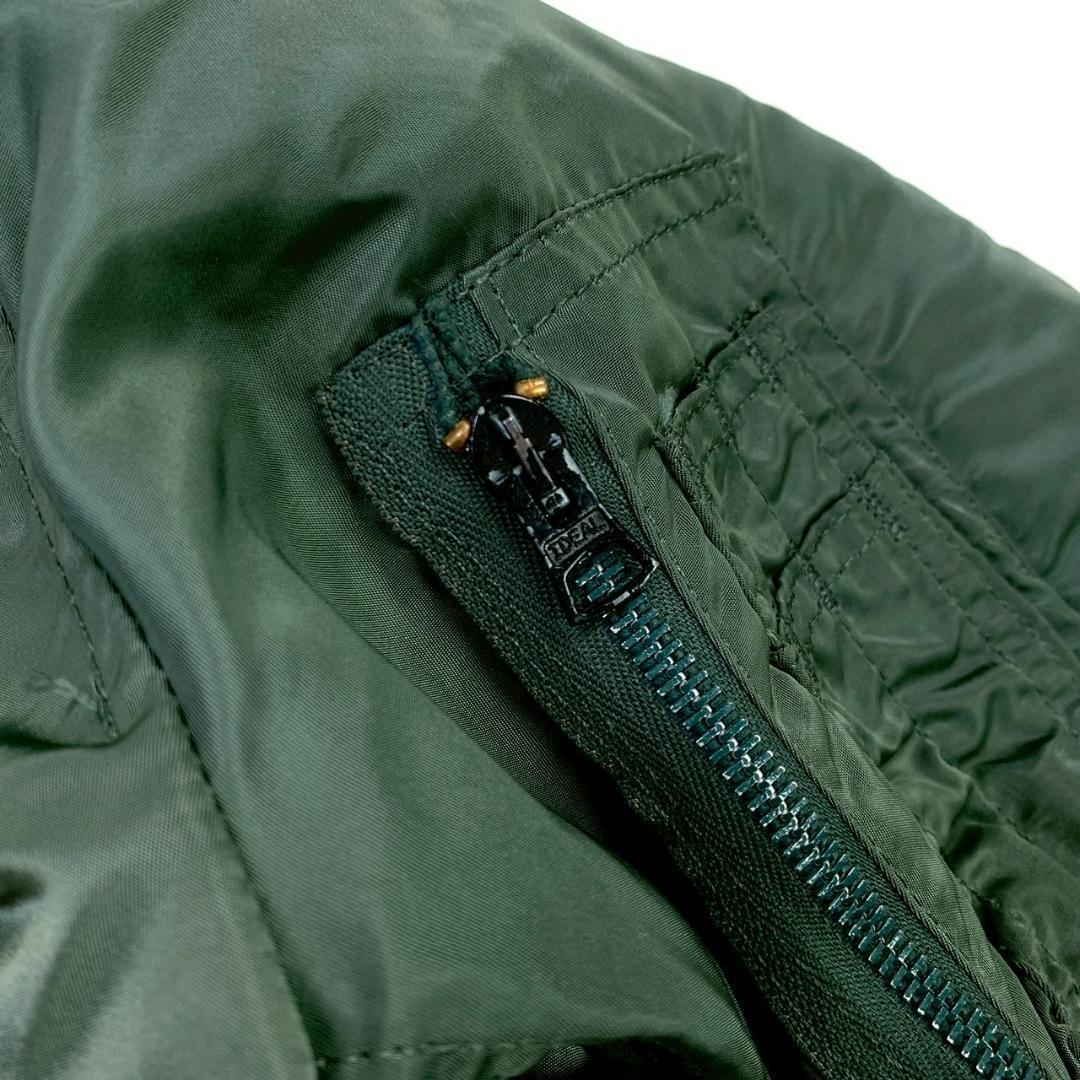 80s旧タグ USA製 ALPHA MA-1 フライトジャケット M　D831