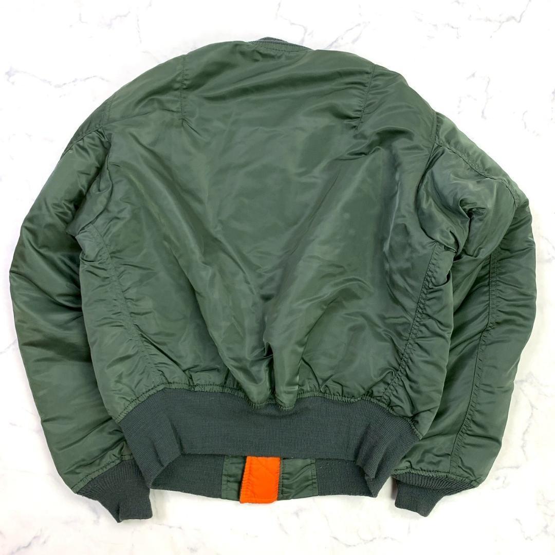 80s旧タグ USA製 ALPHA MA-1 フライトジャケット M　D831