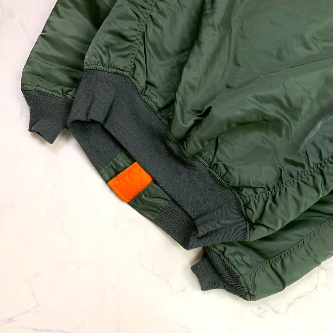 80s旧タグ USA製 ALPHA MA-1 フライトジャケット M　D831