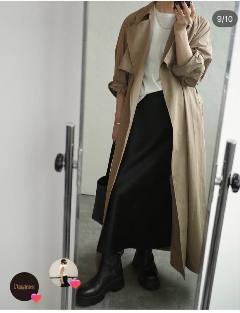 ドゥーズィエムクラス 24ss Nonchalant コート