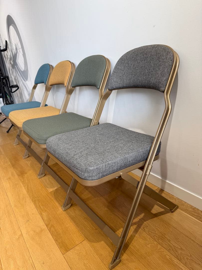 【グレー】CLARIN クラリン フルクッション チェア 折りたたみ USA製