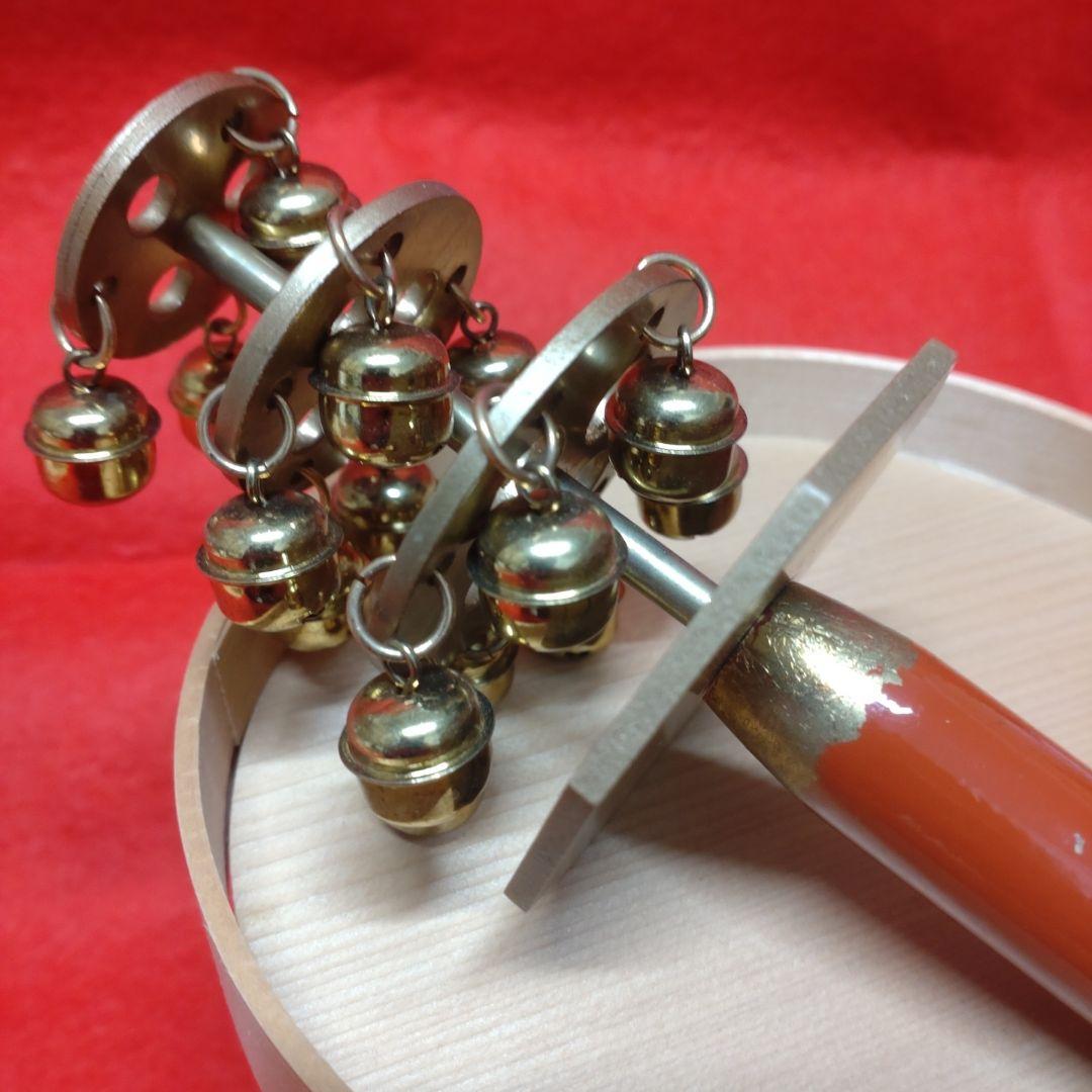 【雛蔵】神楽鈴　有職絵付き