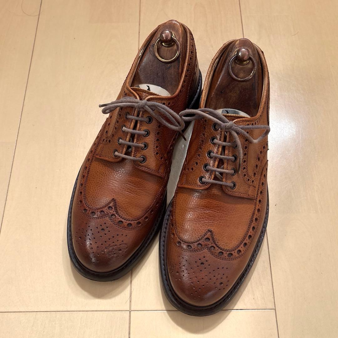 687.CROCKETT&JONES BANGOR ウィングチップ 7E